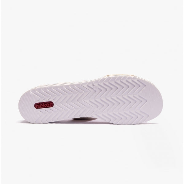 Rieker V0694-62 Womens Mules Beige