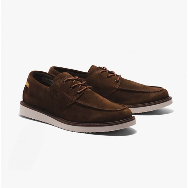 Timberland Newmarket II Mens Suede Boat Shoes Dark Brown