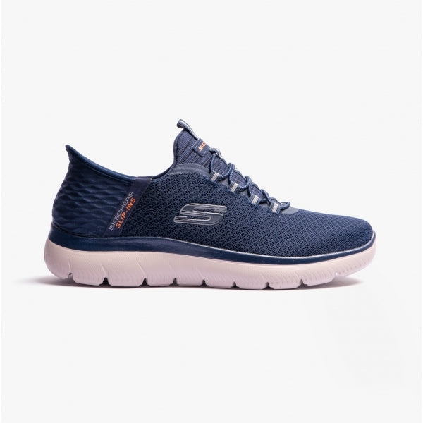 Skechers 232457/NVY SUMMITS - HIGH RANGE Mens Bungee Lace Trainers Navy