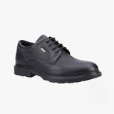 Hush Puppies PEARCE Mens Leather Shoes Black