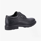 Hush Puppies PEARCE Mens Leather Shoes Black