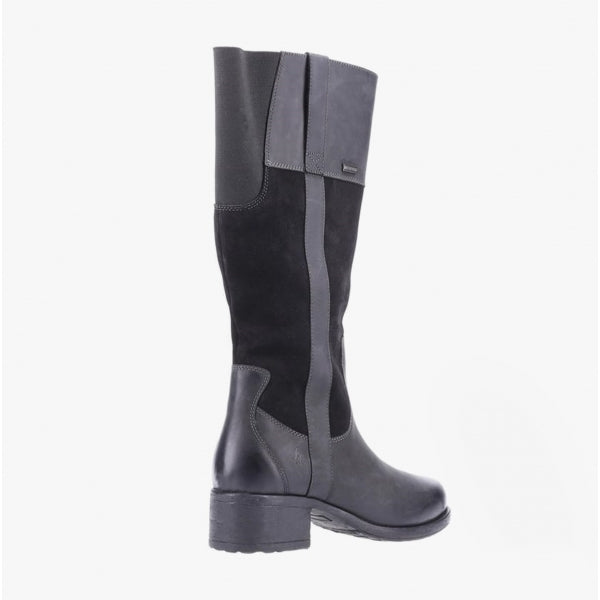 Hush Puppies SAMARA Womens Leather Boots Black