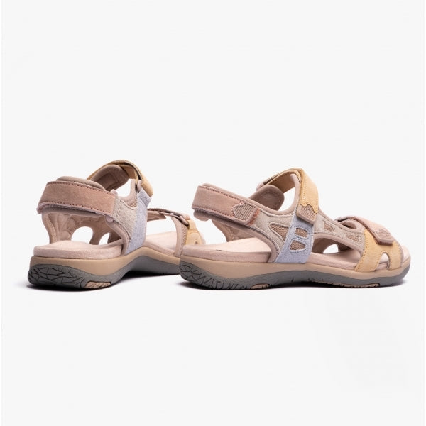 Free Spirit ZEAL Womens Colourblock Sandals Blush Multi