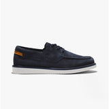 Timberland Newmarket II Mens Suede Boat Shoes Navy