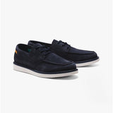 Timberland Newmarket II Mens Suede Boat Shoes Navy