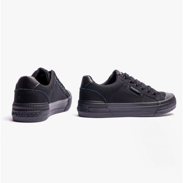 Rocket Dog CHEERY Womens Canvas Trainers Black