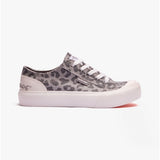 Rocket Dog JAZZIN PLUS Womens Leopard Platform Trainers Grey