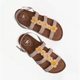 Rocket Dog ABUZZ Womens Adjustable Sandals Cream