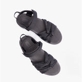 Teva TIRRA Womens Strappy Sandals Black/Black