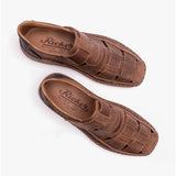Rieker 03078-25 Mens Fisherman Sandals Brown