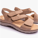 Rieker 64872-62 Womens Sandals Beige