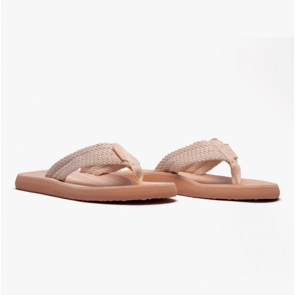 Rocket Dog ADIOS Womens Webbing Flip-Flops Double Cream