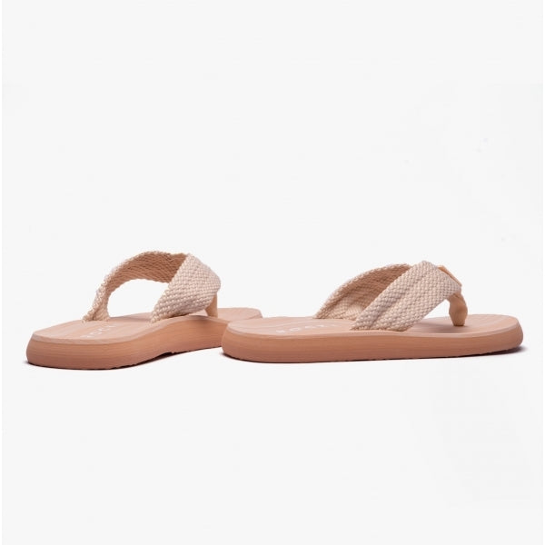 Rocket Dog ADIOS Womens Webbing Flip-Flops Double Cream