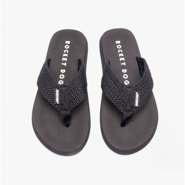 Rocket Dog ADIOS Womens Flip-Flops Black