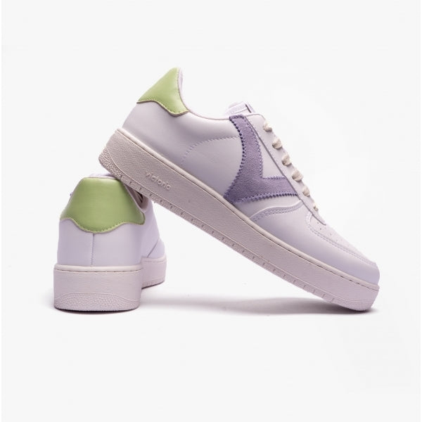 Victoria MADRID CONTRAST FAUX LEATHER Womens Trainers Pastel Multi