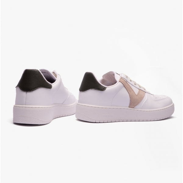 Victoria MADRID CONTRAST FAUX LEATHER Womens Trainers Taupe