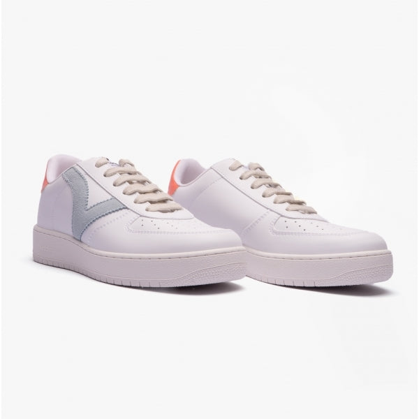 Victoria MADRID CONTRAST FAUX LEATHER Womens Trainers Blue Multi