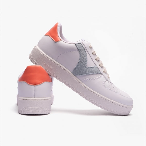 Victoria MADRID CONTRAST FAUX LEATHER Womens Trainers Blue Multi