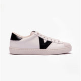 Victoria BERLIN LEATHER & SPLIT Womens Trainers White/Black
