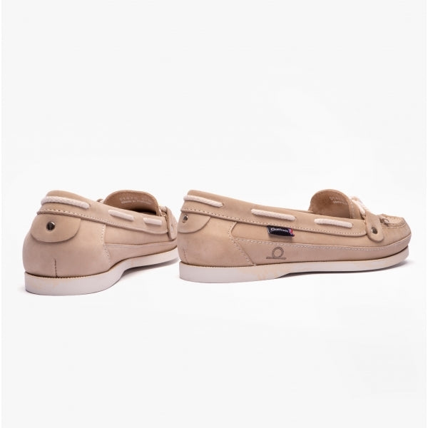 Chatham ALCYONE G2 Womens Nubuck Boat Shoes Stone