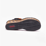 Rieker 68176-00 Womens Sandals Black Multi