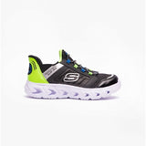 Skechers 403843L/BKLM HYPNO-FLASH 2.0 - ODELUX Boys Trainers Black/Lime