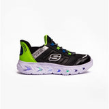 Skechers 403843L/BKLM HYPNO-FLASH 2.0 - ODELUX Boys Trainers Black/Lime