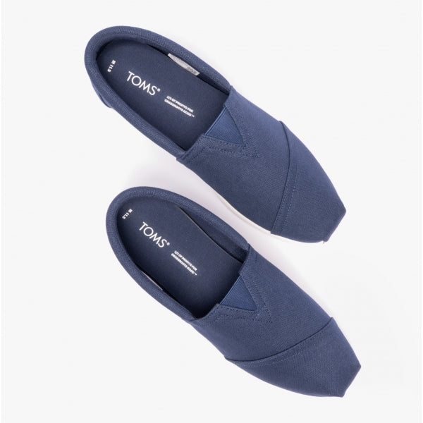 TOMS ALP FWD Mens Cotton Espadrille Navy