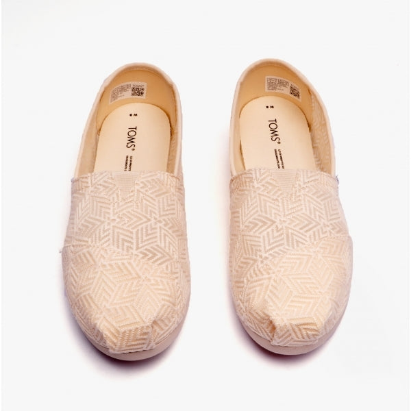 TOMS ALPARGATA Womens Geo Mosaic  Espadrille Natural