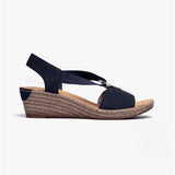 Rieker 624H6-14 Womens Heel Shoes Blue