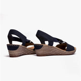 Rieker 624H6-14 Womens Heel Shoes Blue