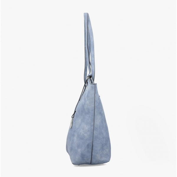 Rieker H1369-12 Womens Tote Bag Sky Blue