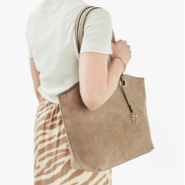 Rieker H1369-64 Womens Tote Bag Beige
