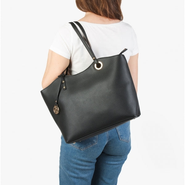 Rieker H1369-00 Womens Tote Bag Black