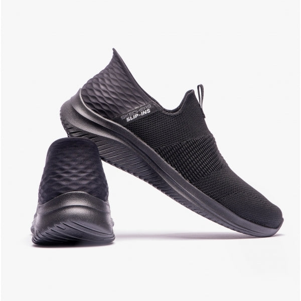 Skechers 232450/BBK ULTRA FLEX 3.0 - SMOOTH STEP Mens Trainers Black