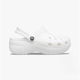 Crocs 206750-100 CLASSIC PLATFORM CLOG Womens Clogs White