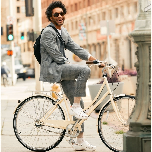 Crocs 206750-100 CLASSIC PLATFORM CLOG Womens Clogs White