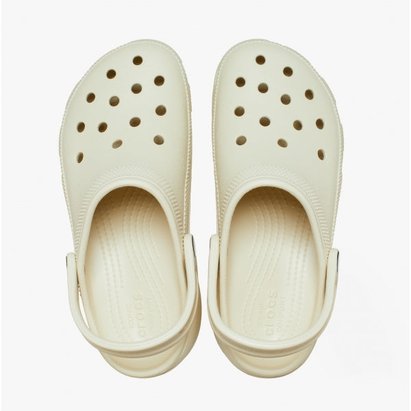 Crocs 206750-2Y2 CLASSIC PLATFORM CLOG Womens Clogs Bone