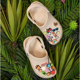 Crocs 206750-2Y2 CLASSIC PLATFORM CLOG Womens Clogs Bone