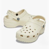 Crocs 206750-2Y2 CLASSIC PLATFORM CLOG Womens Clogs Bone