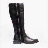 Hush Puppies FAITH Womens Leather Tall Boots Black