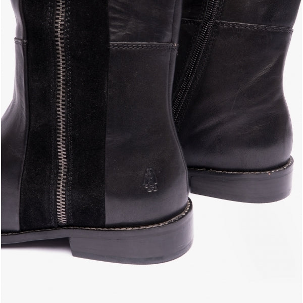 Hush Puppies FAITH Womens Leather Tall Boots Black