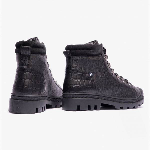 Joules NOA Womens Leather Boots True Black