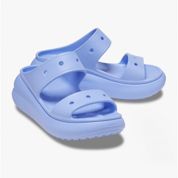Crocs 207670-5Q6 CRUSH SANDAL Womens Platform Sliders Moon Jelly