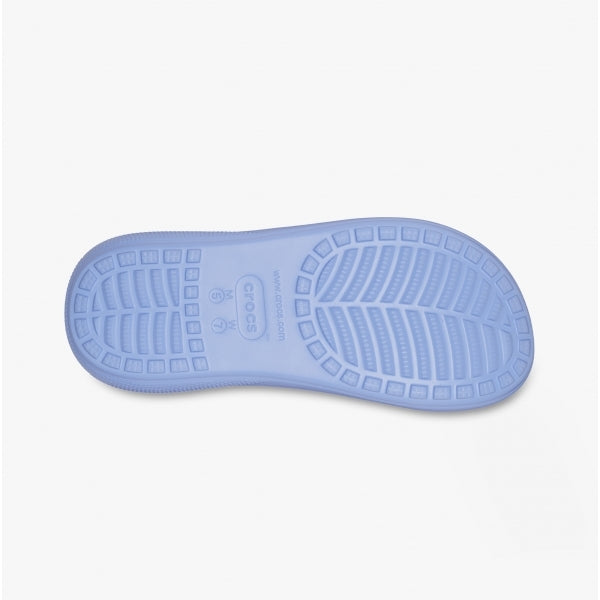 Crocs 207670-5Q6 CRUSH SANDAL Womens Platform Sliders Moon Jelly