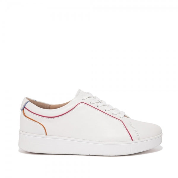 FitFlop RALLY PIPING Womens Trainers Urban White Mix