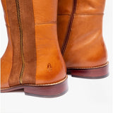 Hush Puppies FAITH Womens Leather Tall Boots Tan