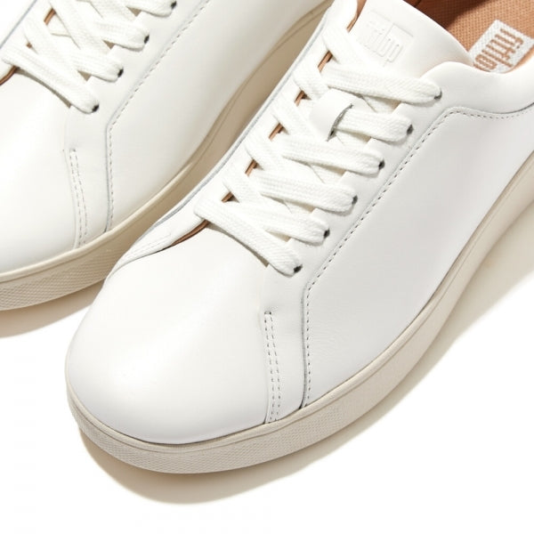 FitFlop RALLY SUEDE Womens Trainers Urban White/Corralina