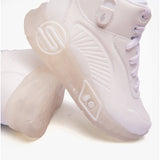 Skechers 310100L/WHT S-LIGHTS REMIX Girls Trainers White