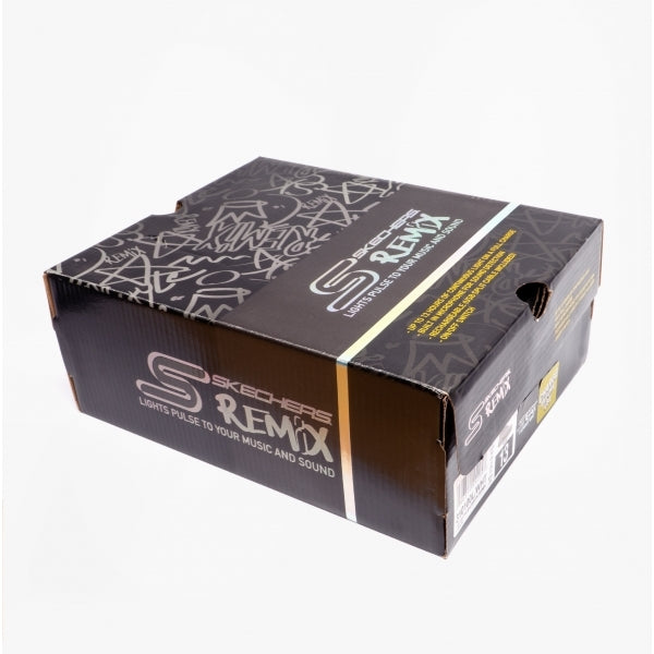 Skechers 310100L/WHT S-LIGHTS REMIX Girls Trainers White